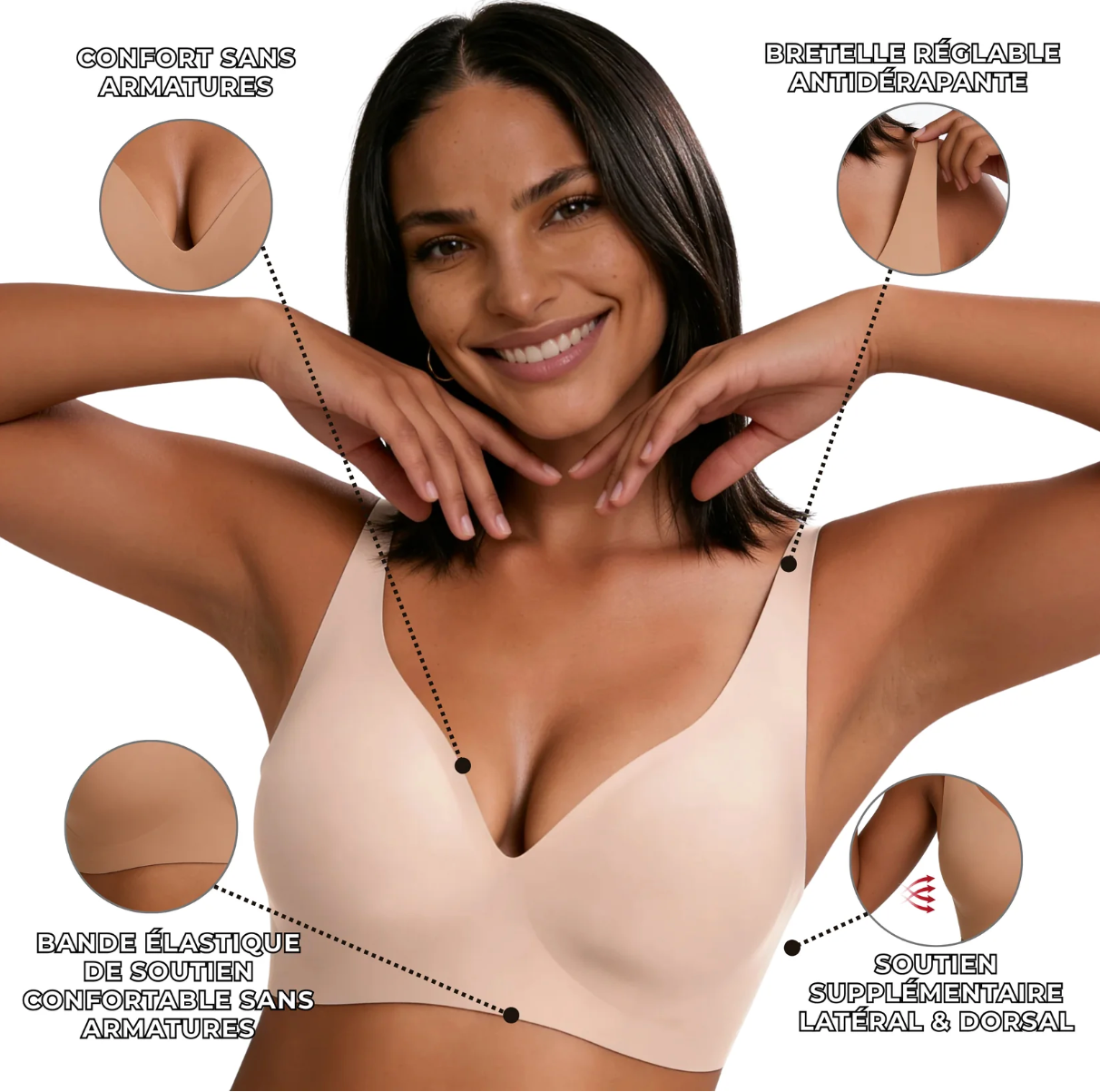 Nuéline™ Soutien-Gorge Blanc